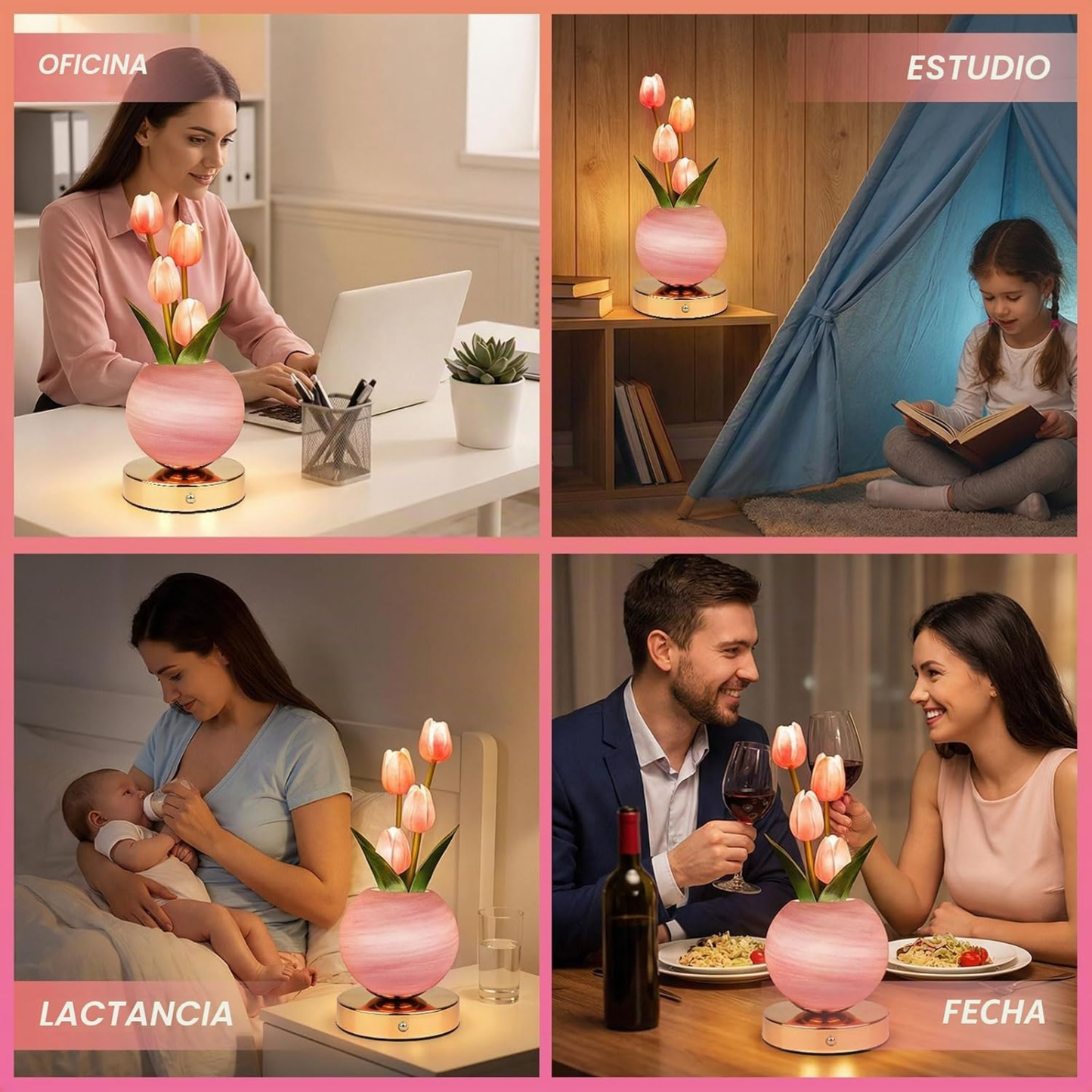 Lámpara Tulipanes